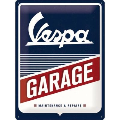 Vespa Garage Tablica Szyld 30x40cm Garaż Skuter